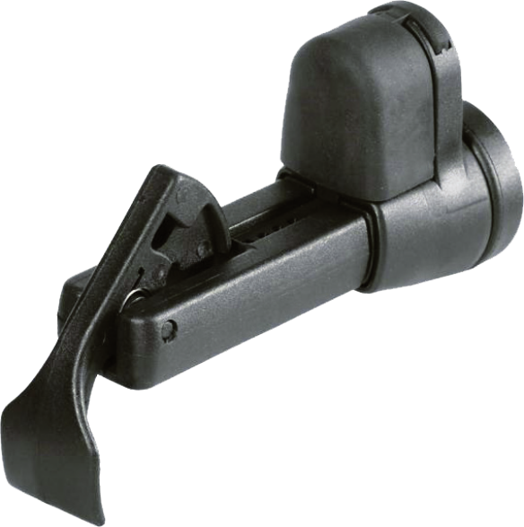 FERMO ANTA CON VITE A TESTA QUADRA DA 65 MM.